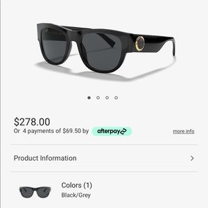 Authentic Versace Sunglasses